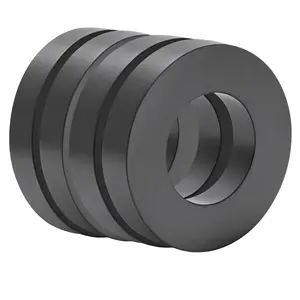 Large Magnet - Grade 10 Big Magnets Heavy Duty, OD60 x ID32 x 10mm Strong Round Magnets for Industry Science, School (4),