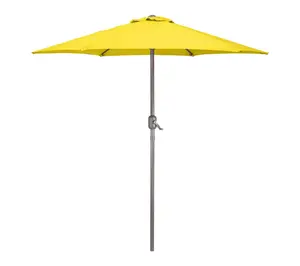 Northlight 7.5ft Patio Market Umbrella w/ Hand Crank Yellow