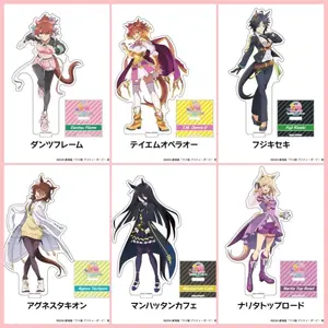 Anime Uma Musume Pretty Derby Acrylic Stand Agnes Tachyon Dantsu Flame Agnes Tachyon figure Stand Plate Cosplay Prop Decor Gifts