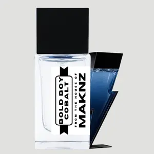 MAKNZ Bold Boy Cobalt Men's Fragrance - aromatic, woody, fruity, lavender, fresh spicy, earthy, sweet