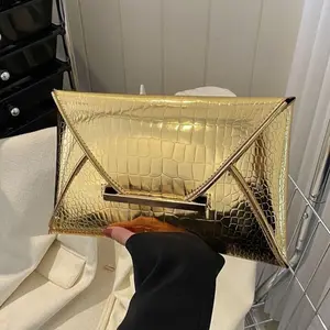 Gold Handbag - Simple Gold Color Handbag as Described