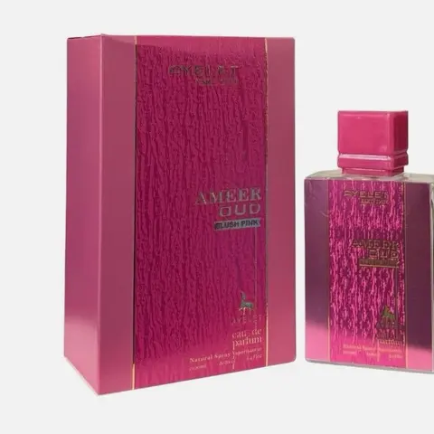 Ameer Oud Blush Pink Perfume 3.4oz EDP Women's Fragrance Sweet Creamy Irresistibly Feminine Eau de Parfum