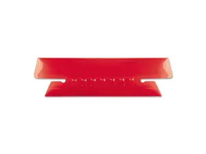Pendaflex Hanging File Folder Tabs 1/3 Tab 3 1/2 Inch Red Tab/White Insert 25