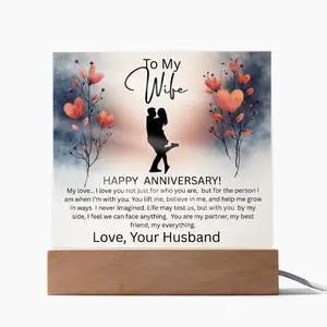 WIFE ...ANNIVERSARY  ACRYLIC PLAQUE
