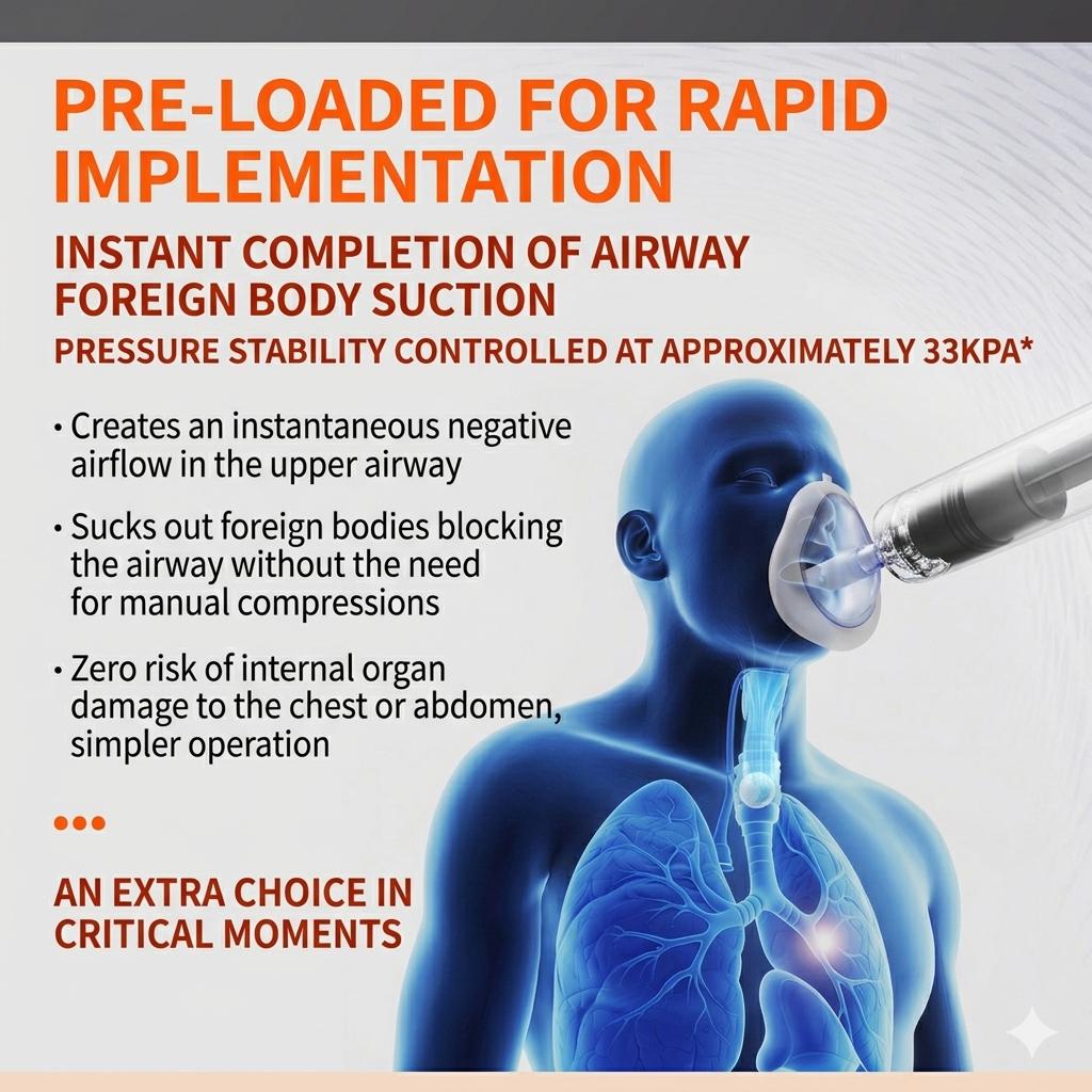 Family Outdoor Emergency Kit, Home Suction Pump, Emergency Tool, Essential Survival Gear, Portable and Compact Design, Ideal for Emergencies