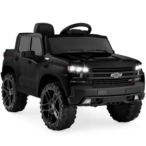 Best Choice Products 12V 2.5 MPH Licensed Chevrolet Silverado Ride On Truck Car Toy w/ Parent Remote Control