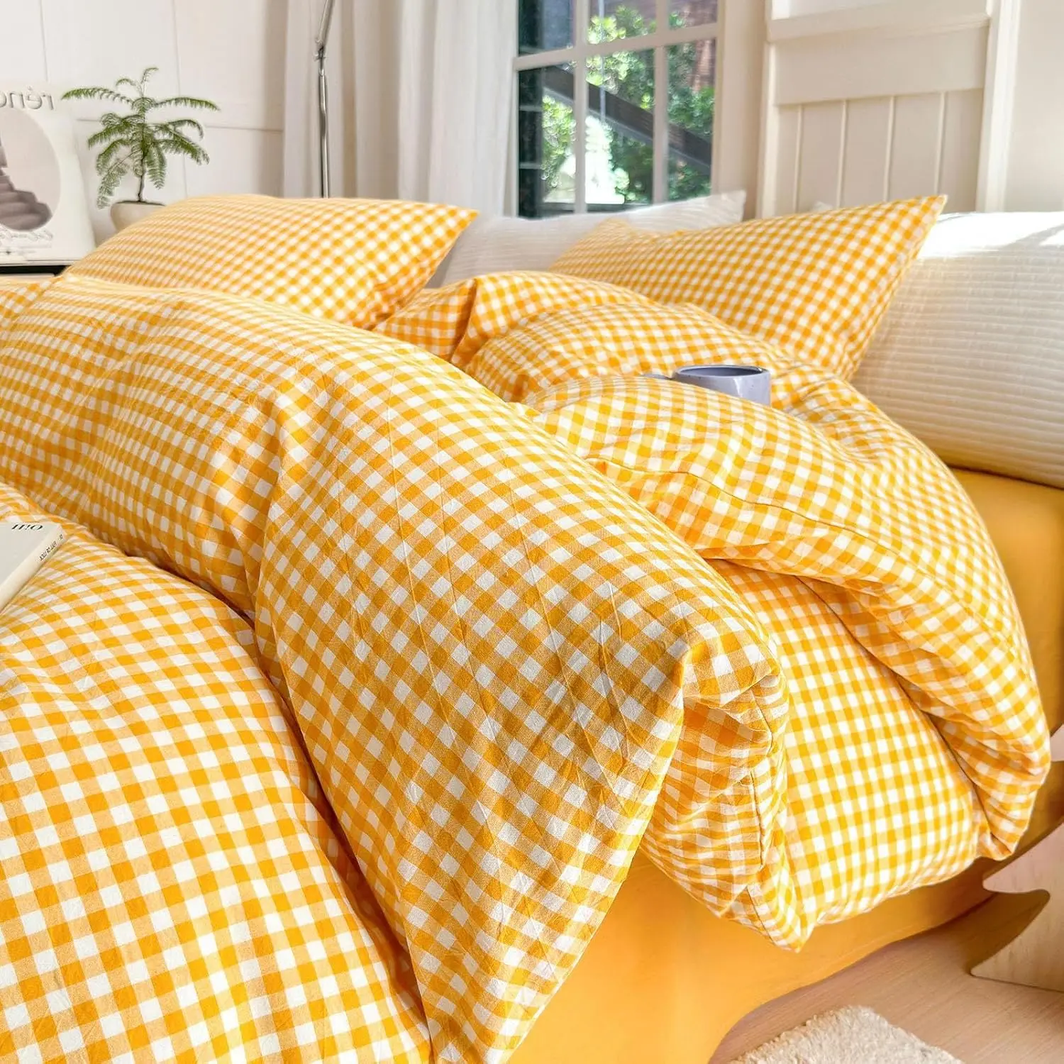 A1#07 Yellow Gingham