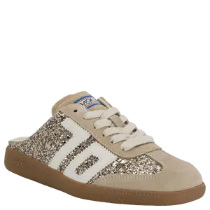 Back 70: EASTER in GLITTER GOLD Backless Sneakers