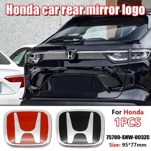 Honda Replacement Front & Rear Emblem Set, Fits Civic City Jazz Fit, Grille Trunk Logo Upgrade Parts, Ca Prop 65 Compliant