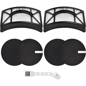 Filter Replacement for Bissell CleanView 2486, 2487, 2488, 2489, 24899, 2490, 2491, 2492, PowerClean 2494 Vacuum, Compare to Part # 1608225, 1604130, 1601972, 2 HEPA +2  & Felt Filters