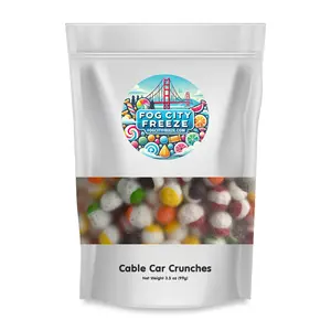 Cable Car Crunches - Freeze Dried Sweet Rainbow Candy