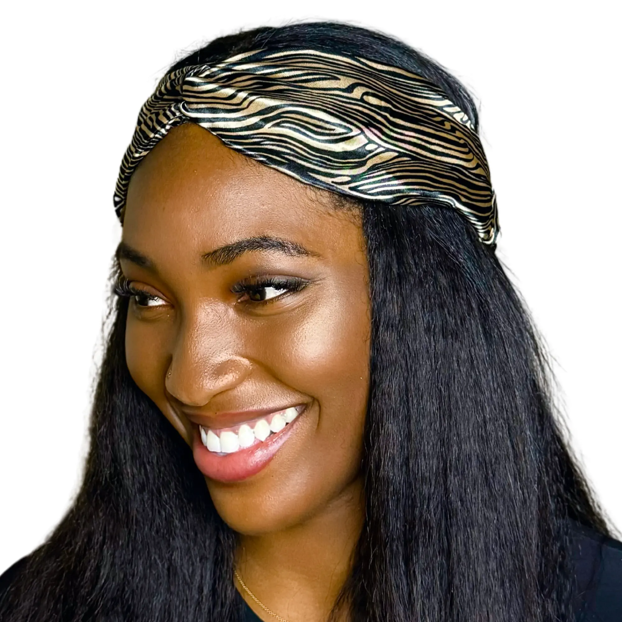 TRUNK Wide Satin Twist Headband