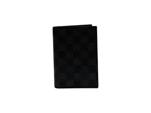Pre-owned Louis Vuitton COATED CANVAS Small Leather Goods GRAPHITE CANVAS PASSPORT HOLDER