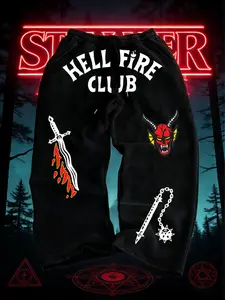 Stranger Things Streetwear Casual Sport Pants, Perfect Comfort Drawstring Design, Multi-Functional for Hiking and Outdoor, Soft Texture