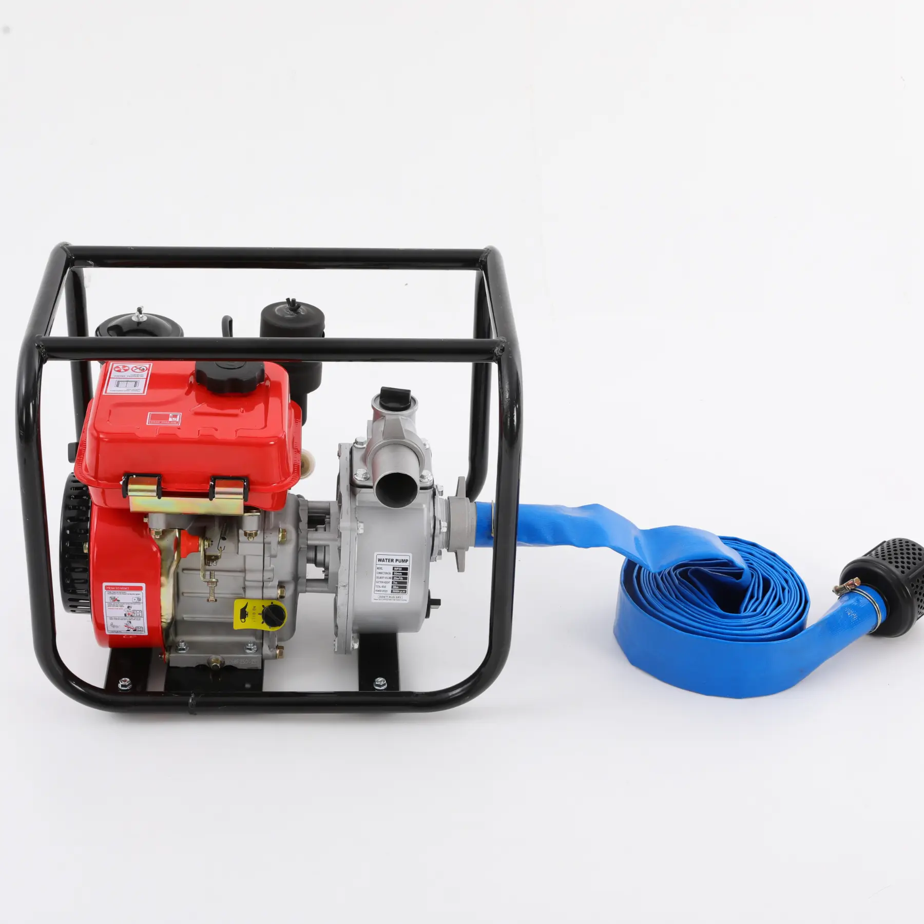 7.5HP 4-Stroke Diesel Engine Water Pump 2Inch 25m³/h 30m Head for Farm Irrigation Garden Drainage