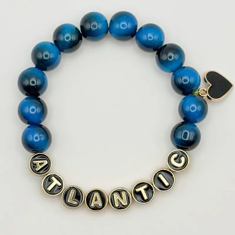 ST song inspired bead bracelet blue tiger eye beads