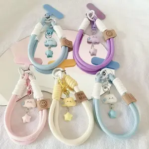 Cute Cartoon Design Phone Chain, 1pc Cute Phone Lanyard, Fashion Phone Strap for Women & Girls, Mobile Phone Decoration Accessories, Cell Phone Charm