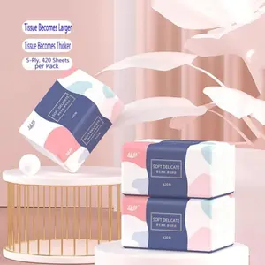 6pcs Disposable Facial Tissues, Soft & Absorbent Paper Towels, Bulk Pack for Home Use, Ideal for Daily Cleaning Needs