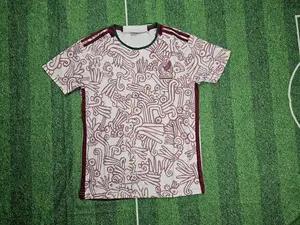 Mexico  Mens Soccer Jersey Playera de Mexico Male Football Shirt Green with Team Logo