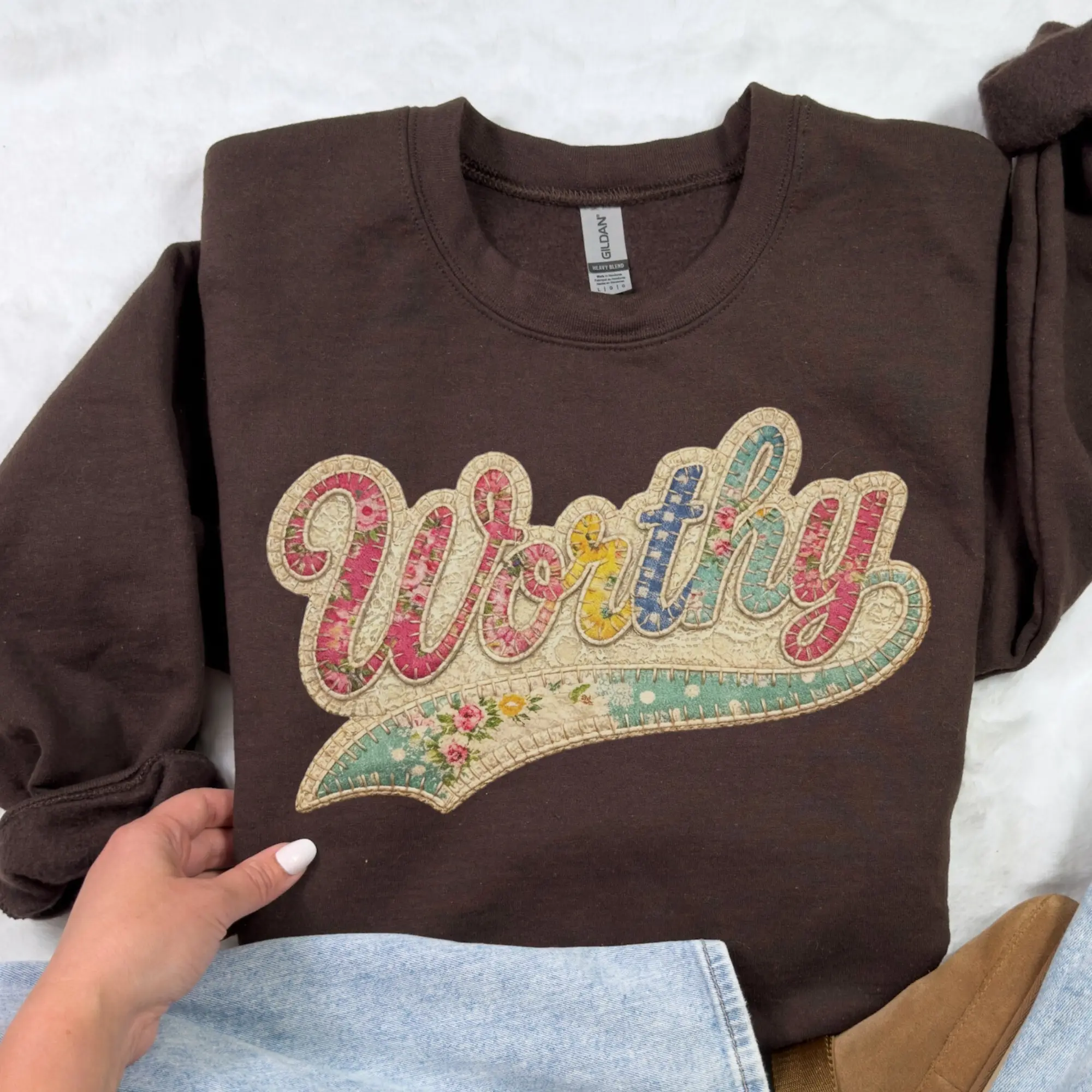 Worthy Quilted Sweatshirt