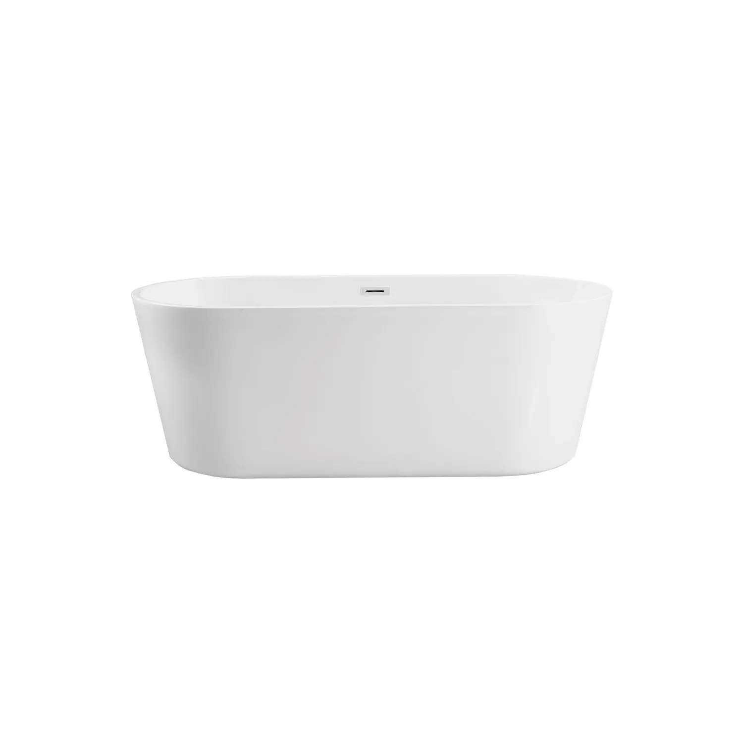 71 Inch Soaking Roll Top Bathtub In Glossy White - Style: 8463866