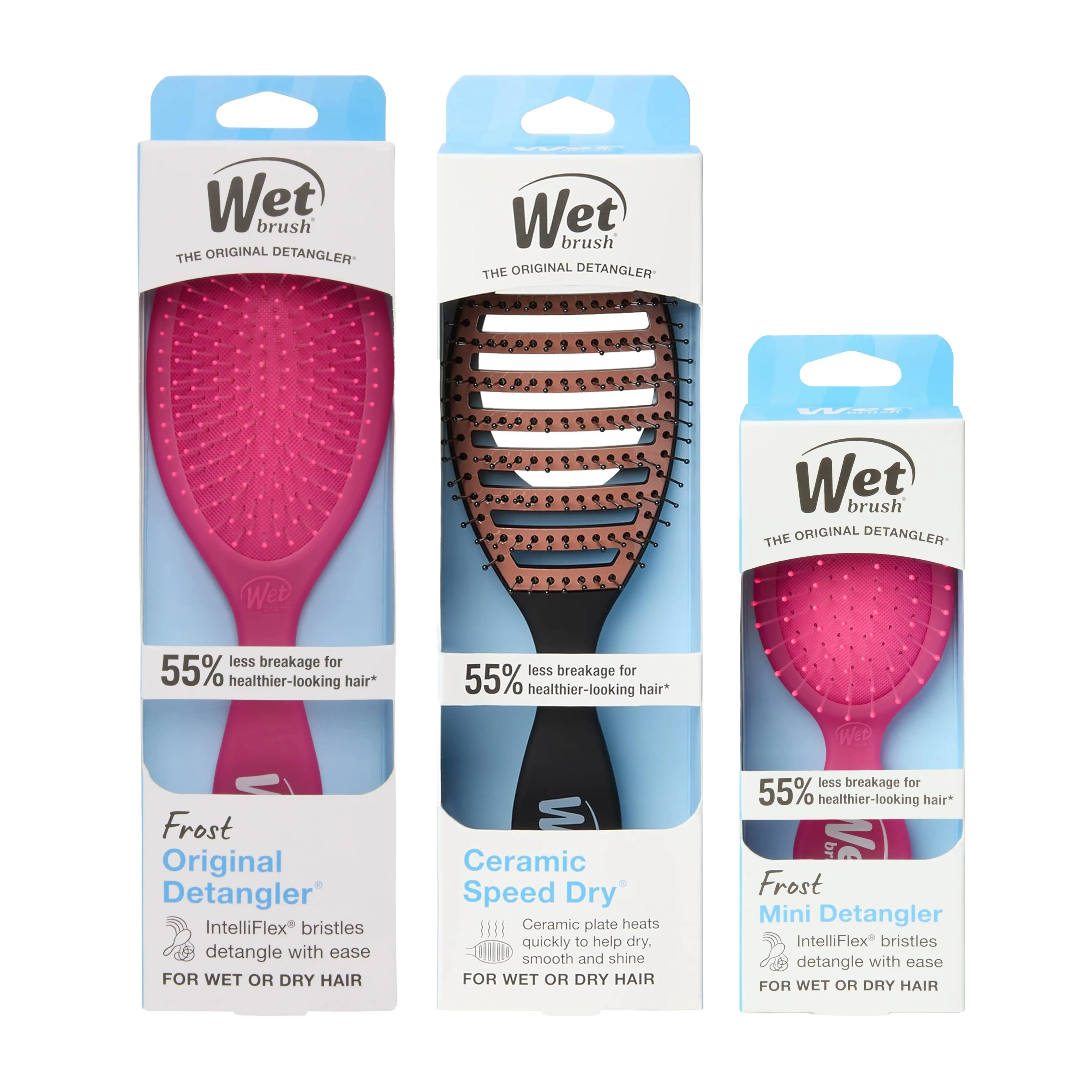 Frost Pink Detanglers + Ceramic Speed Dry