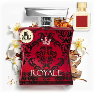 Eternal Royale - Inspired by Iconic Ambery Saffron Perfume - 3.4 oz (100ml) - EDP - Long-lasting - Clean Ingredients - Unisex Perfume for Men & Women - 2000 sprays per bottle