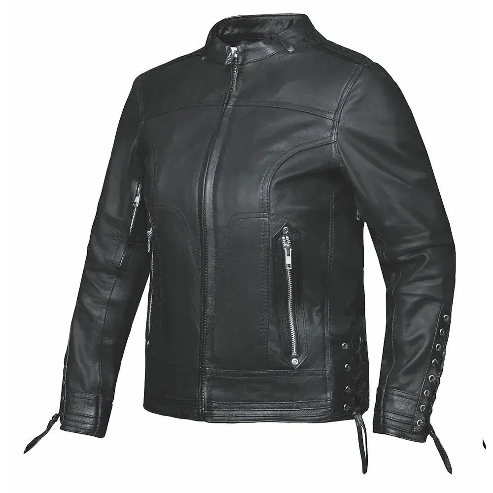 Sandy - Women's Leather Motorcycle Jacket