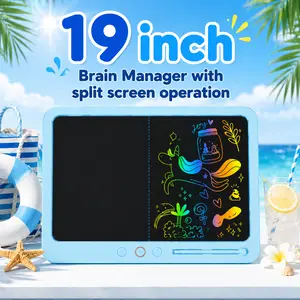 19" Large LCD Wall Blackboard Reusable Family Memo Board Mess-Free Drawing Pad Kitchen To-Do List Erasable Message Board #Summervibes Digital Writing Tablet back to school shopping