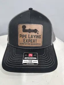 PIPE LAYING EXPERT SATISFACTION GURANTEE RICHARDSON 112 HAT