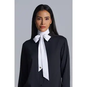 Women's Lantana Neck Bow | White