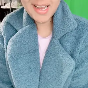 Product Review of Women's Solid Button Front Lapel Neck Fuzzy Coat, Casual Warm Long Sleeve Coat for Fall & Winter, Women's Clothing for Daily Wear from N**a M**a