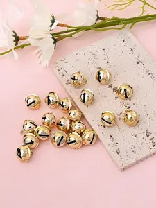 20pcs Fashionable Metal Bell Charms, DIY Jewelry Making Supplies, Ear Rings, Necklaces, Bracelets, Keychains, Daily Accessories