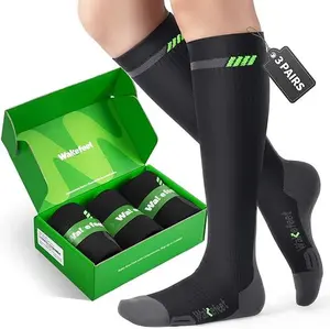 Scented Compression Socks for Men Women 3 Pairs, 20-30mmHg Medical Compression Stockings for Relieving, Recovery