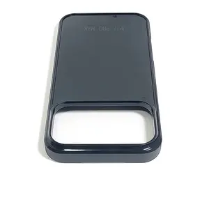 Anti-slip and shockproof protective case for iPhone 17 series, frosted edge, grooved, two-in-one leather material
