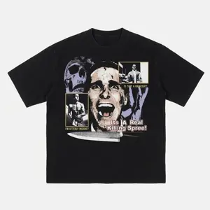 American Psycho Shirt, Vintage Patrick Bateman Killing Spree Tee, Unisex Fit for Movie Fans, Perfect Gift for Horror & Cult Classic Lovers