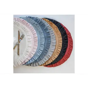 Velvet Ruffled Placemat