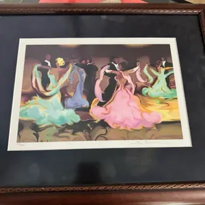 Steve Bloom Ballroom Framed Limited-Edition Original Signed Lithograph Collectible Print