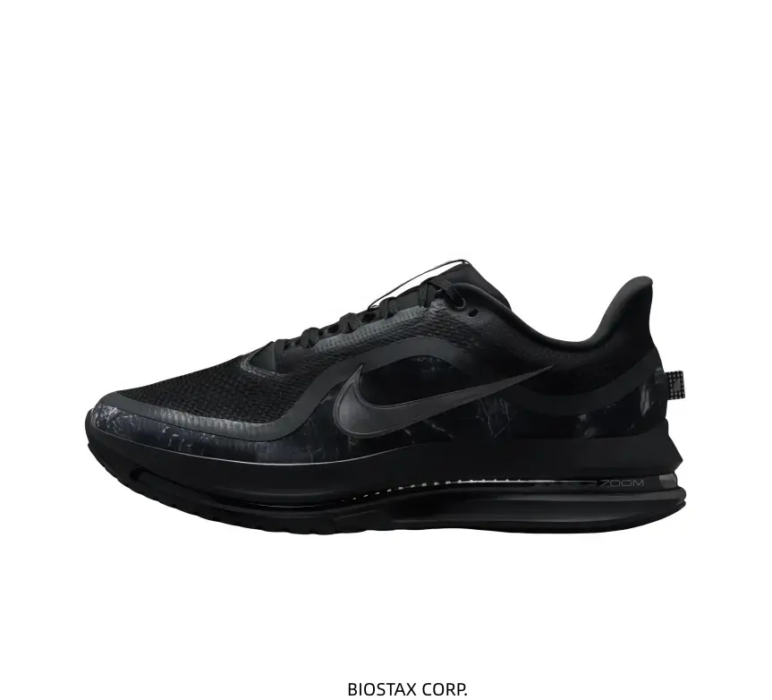 All Black Mesh Breathable Running Sneakers Cushioned Shock Absorbing Athletic Sports Shoes For Men Women
