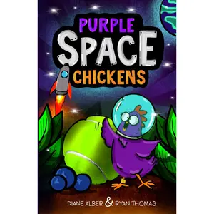USED Book - Purple Space Chickens: (Purple Space Chickens: Dyslexia-Friendly Chapter Books for Kids) by Alber, Diane (Paperback) - english