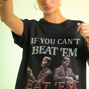 Mads Mikkelsen Shirt, Vintage Hannibal Lecter, Hannibal Shirt, Mads Mikkelsen Tshirt,Funny meme tshirt,eat them vintage tee F53O1M