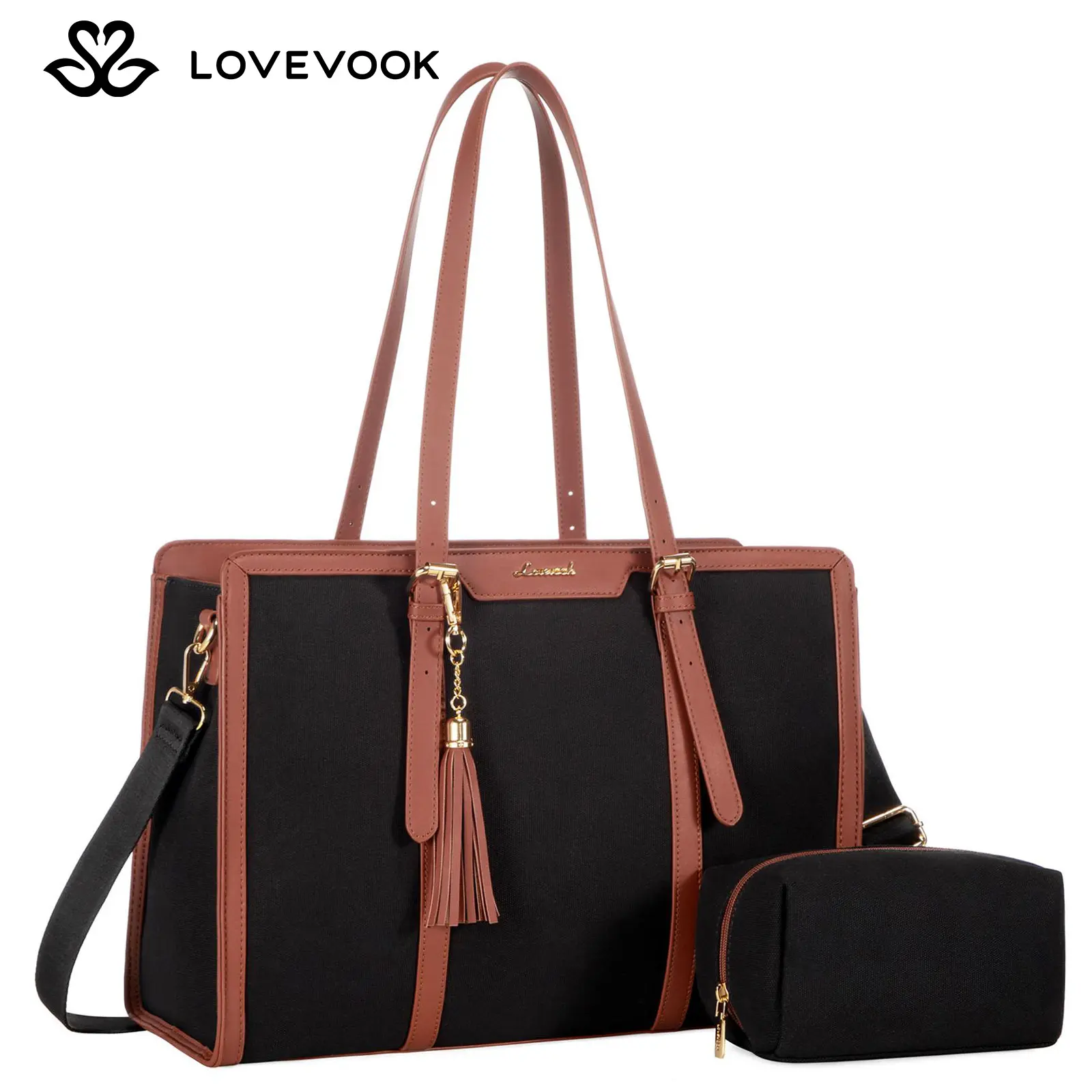Black-brown (Canvas-Leather edge)