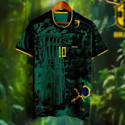 Brazil Rio De Janeiro Jersey TikTok Shop - Main Image