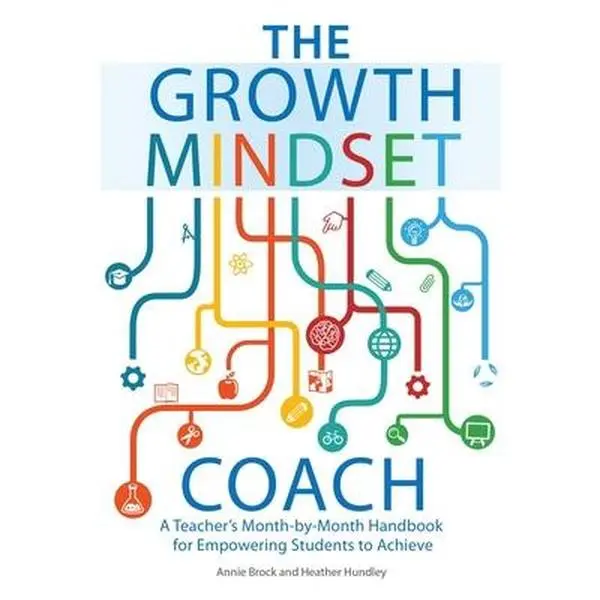 The Growth Mindset Coach: A Teacher's Month-By-Month Handbook for Empowering Students to Achieve -- Annie Brock, Paperback