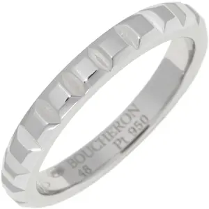 Boucheron Quatre Clou De Paris Pt950 Ring Size 48