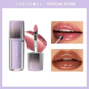 JUDYDOLL Dual Flash Watery Lip Gloss, Blur, Mirror Lip Glaze, Glossy Lip Stain, Transfer-Proof, Metal Applicator, Waterproof, Long-Lasting, Moisturizing, Liquid Lipsticks, Plumping, Not Easy To Fade, Makeup, Cosmetics, Valentinesday Gift, Newyear