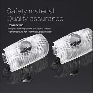 2/4pcs LED HD Light Car ABS Door Projector Car Welcome Lights For Toyota Prado 150 MARK X Highlander Camry Corolla AVALON Prius Car Decoration Accessories