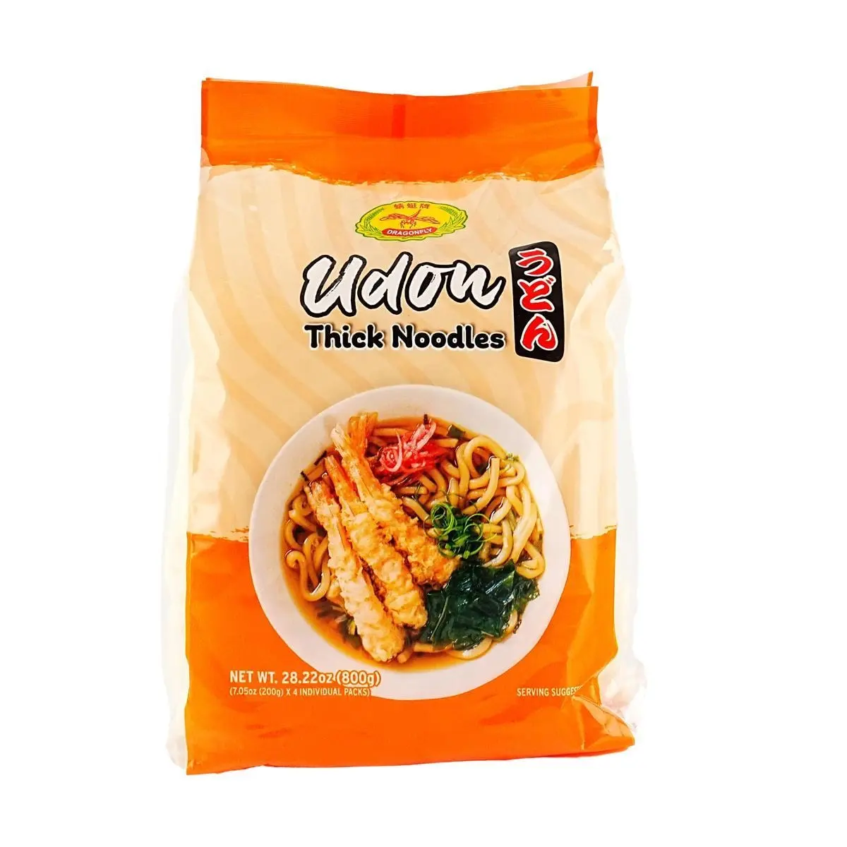 Dragonfly Brand Udon Noodles - Authentic Japanese Style Noodles, 800g Family Pack