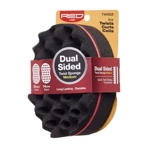 RED Twist Sponge Medium Dual Sided - Original Sponge Material, Ideal for Cleaning and Laundry, Versatile for Various Cleaning Needs