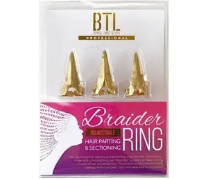 BTL Braider Hair Parting & Sectioning Ring 3pk